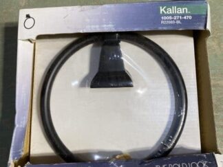 KOHLER Kallan Towel Ring in Matte Black