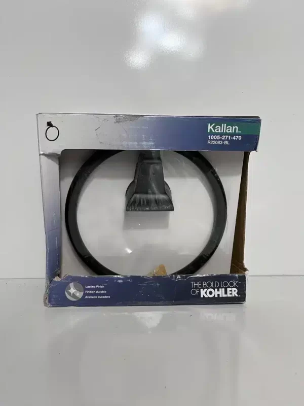 KOHLER Kallan Towel Ring in Matte Black