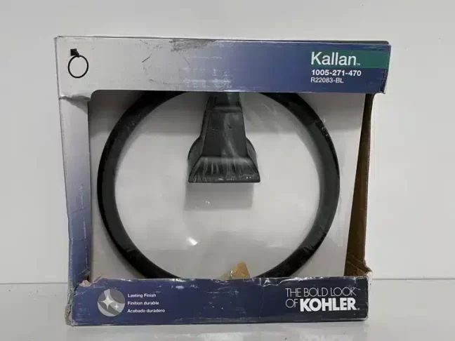 KOHLER Kallan Towel Ring in Matte Black