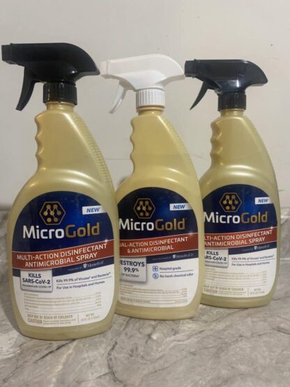 MicroGold Multi-Action Disinfectant Spray 3-Pack