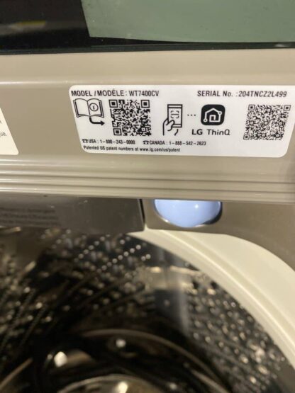 LG Washer WT7400CV