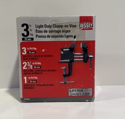 BESSEY 3 inch Clamp-On Vise