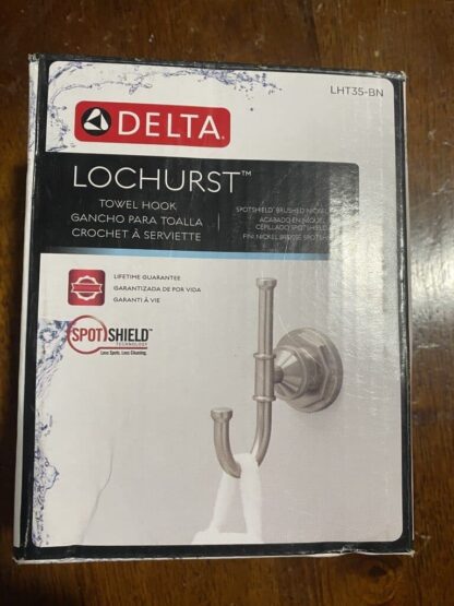 Delta Lochurst Towel Hook Brushed Nickel On Sale