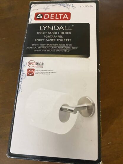 Delta Lyndall Toilet Paper Holder Brushed Nickle