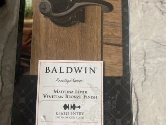 Baldwin Madrina Lever Venetian Bronze Finish