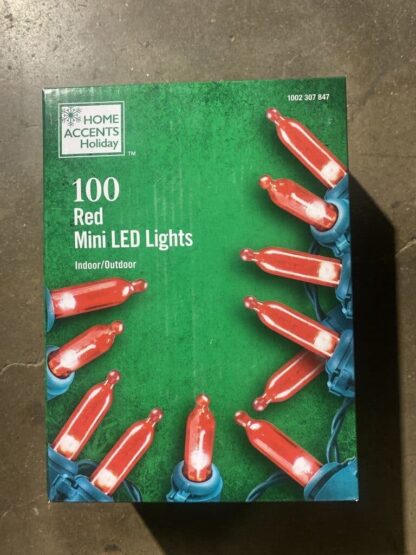 Home Accents 100 Red Mini LED Lights