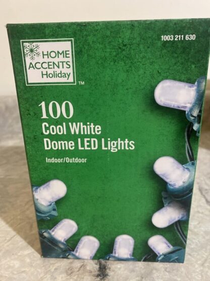 Home Accent 100 Cool White Dome LED String Lights