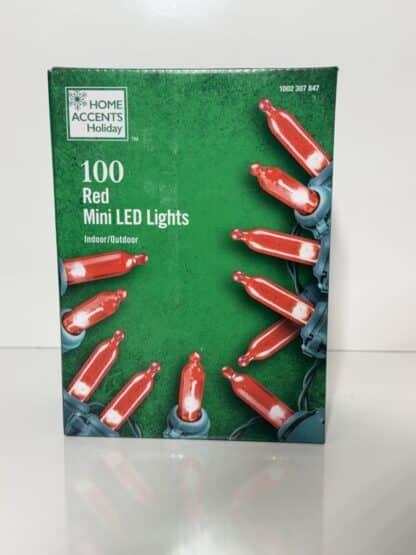 Home Accents 100 Red Mini LED Lights