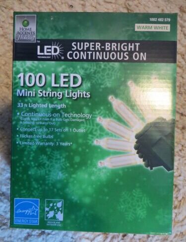 Home Accents 100 warm white Mini LED Lights