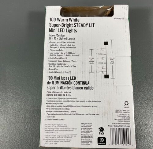 Home Accents 100 Mini LED Lights