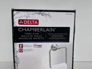 Delta Chamberlain Towel Ring | Brushed Nickel Finish | Model CML46-BN​