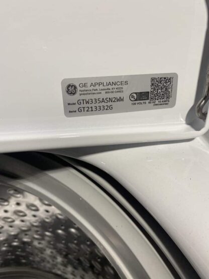 GE washer GTW335ASN2WW