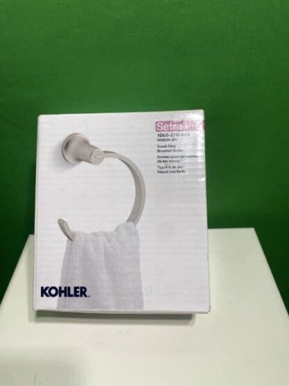 Kohler Setra Towel Ring Brushed Nickle