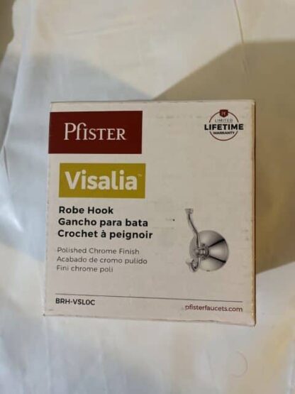 Pfister Visalia Double Robe Hook in Polished Chrome