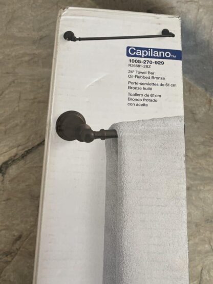 KOHLER Capilano 24 in. Towel Bar in Oil-Rubbed Bronze