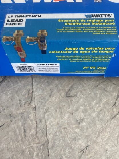 Watts Tankless Water Heater Valve Set