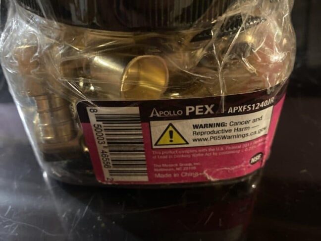 Apollo Brass PEX-B Barb Female Copper 1/2" Sweat Adapter Pro Pack-40-Pack Open Box Item - Image 5