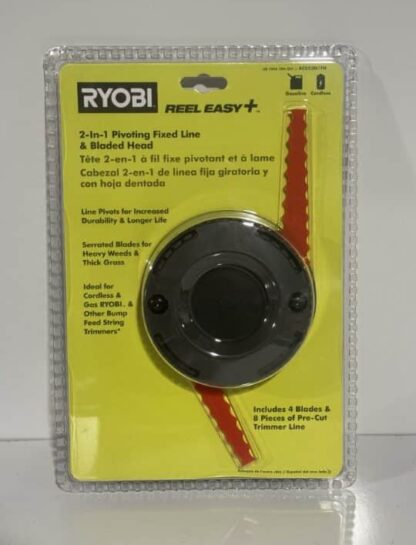 Ryobi Pivoting Fixed Line and Bladed Head Brand