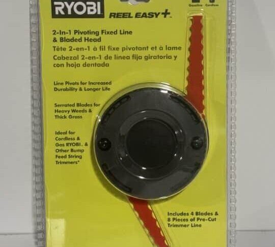 Ryobi Pivoting Fixed Line and Bladed Head Brand