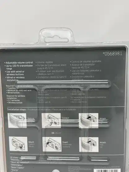 Styleselections Wireless Doorbell Kit - Image 6
