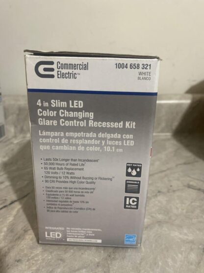 Commercial Electric Slim LED 4 Inch Light