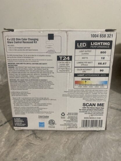 Commercial Electric Slim LED 4 Inch Light