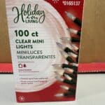 Holiday Living 100 count clear mini lights