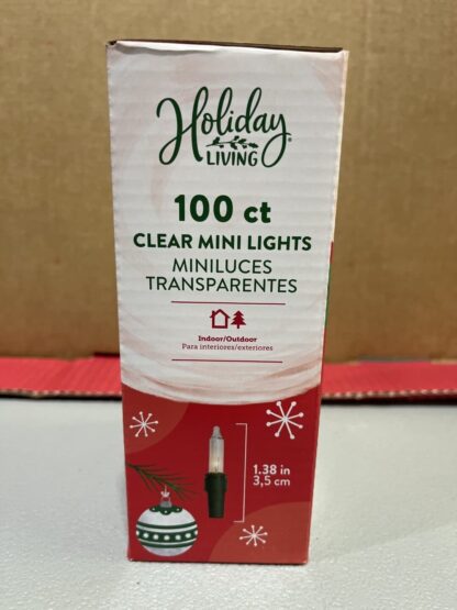 Holiday Living 100 count clear mini lights