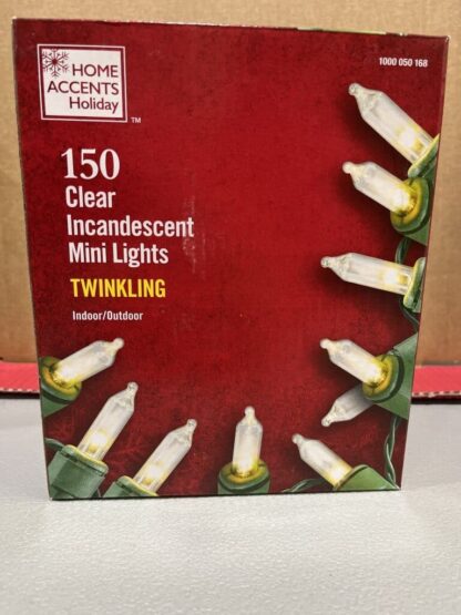 IMG 8859 rotated Home Accent 150 Clear twinkling incandescent mini lights