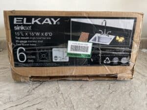 Elkay Sink Set Top Mount Bar Sink