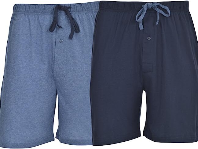 Hanes Men's 2 Pack Knit Shorts