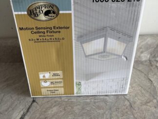 Hampton Bay Outdoor Motion Sensing Ceiling Light White