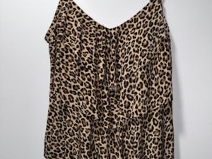 Women's UPF 50 Tiered Tankini Top Aqua Green Size X