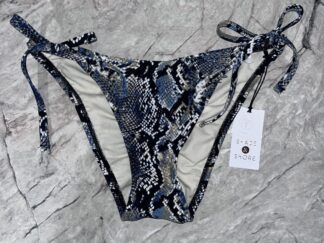 Shade & Shore Snakeskin Cheeky Bikini Bottom Size S