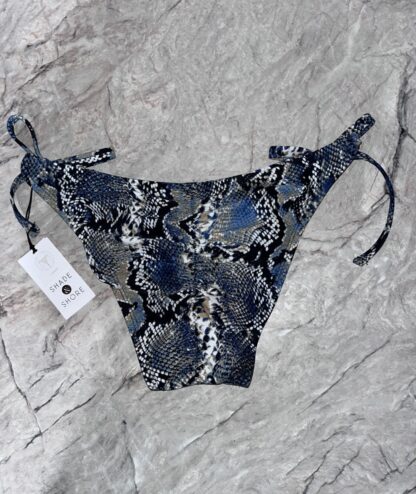 Shade & Shore Snakeskin Cheeky Bikini Bottom Size S