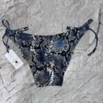 Shade and Shore Snakeskin Cheeky Bikini Bottom Size S