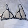 Shade and Shore Snakeskin Bikini Top Size XL
