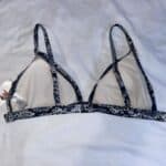 Shade and Shore Snakeskin Bikini Top Size S