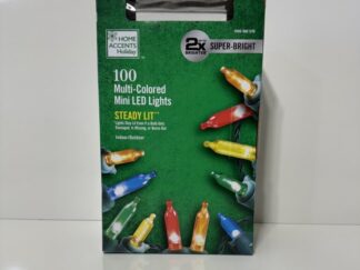 Home accents 100 Multi Colored LED Light Steady Lit