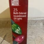 Home Accents 25 Multi Colored Incandescent C9 Lights