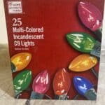 Home Accents 25 Multi Colored Incandescent C9 Lights