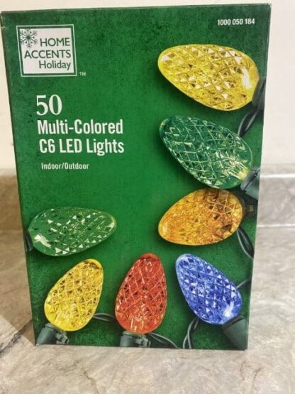 Home Accents 50 Multi Colored C6 LED Lights