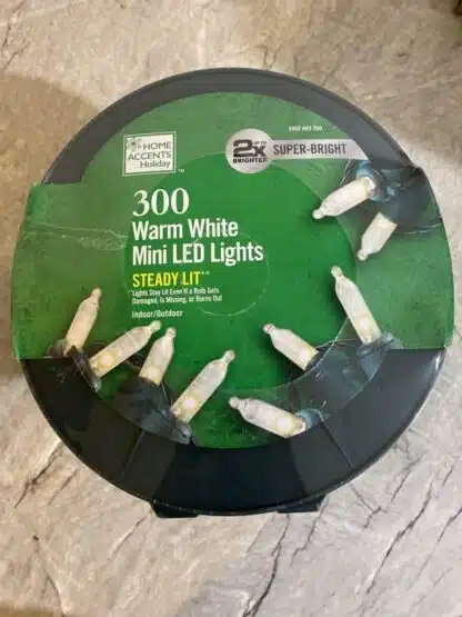 Home Accents 300 Warm White Mini LED Lights