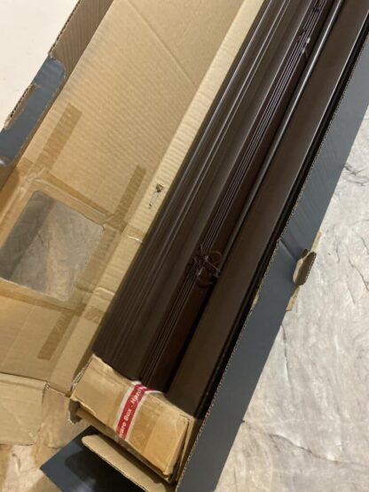 Home Decorators Espresso Faux Wood Blinds - Image 6