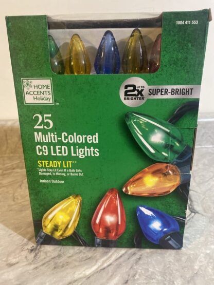 Home Accents 25 Multi Colored C9