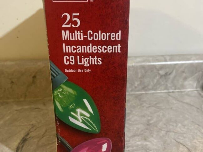 Home Accents holiday 25 Multi Colored Incandescent C9 Lights - Image 3