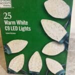 IMG 3640 Home Accents holiday 25 Warm White C9 LED Lights