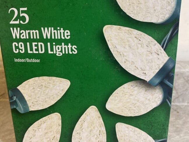 Home Accents holiday 25 Warm White C9 LED Lights - Image 2