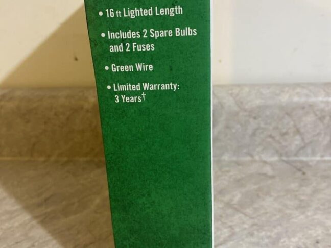 Home Accents holiday 25 Warm White C9 LED Lights - Image 3