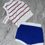 2 Piece Sweater Vest with shorts 6-9M